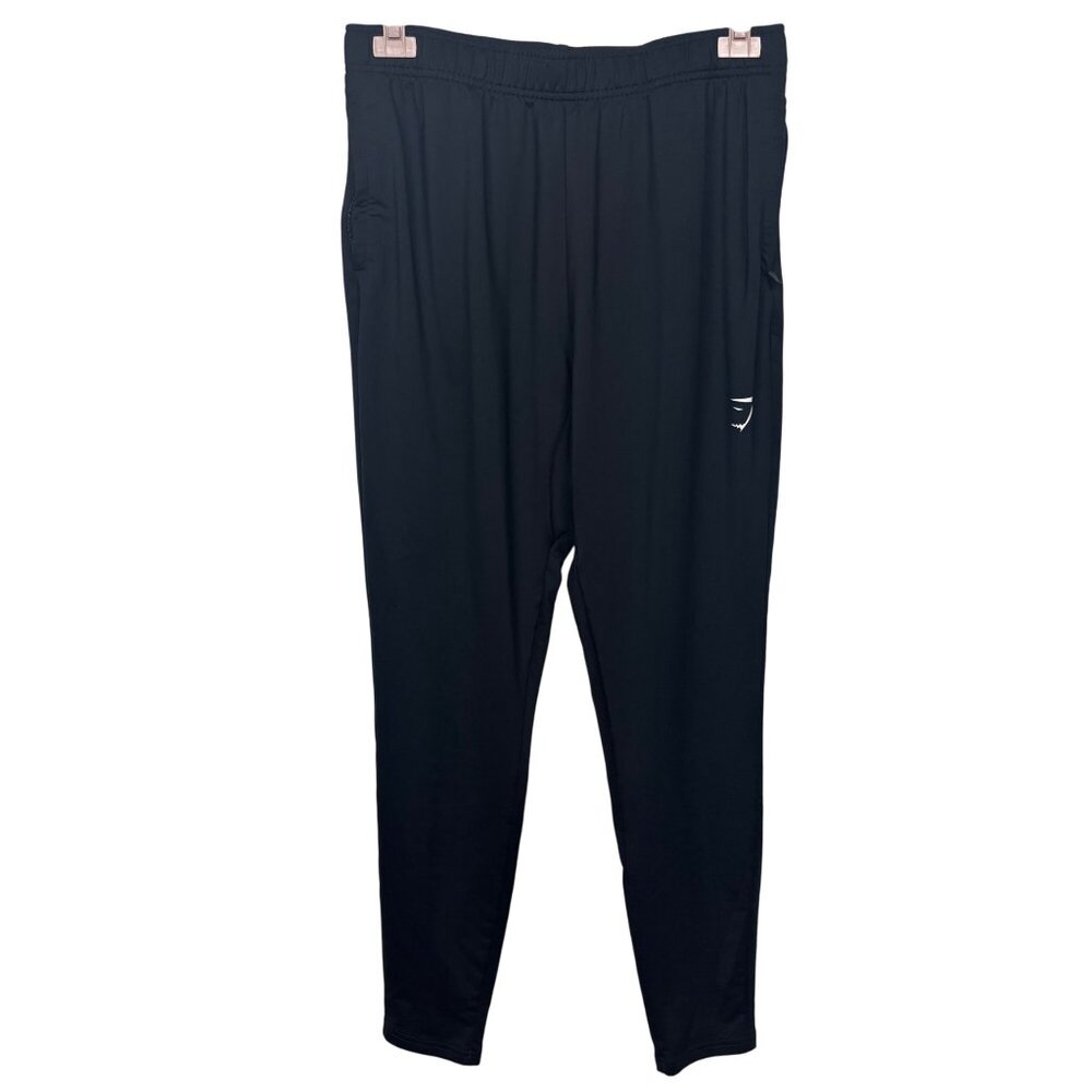 Gymshark L Women's Black Joggers Sweatpants Lightweight Stretchy Fabric